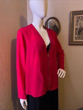 rag & bone Bright Pink Zip-Front Women's Jacket